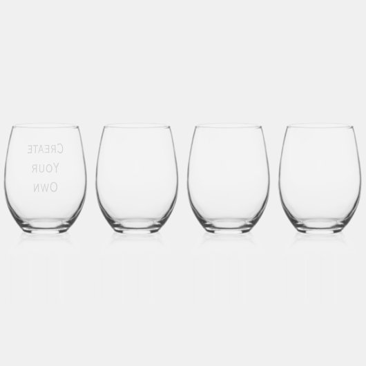 Creëer Uw eigen Wijnglas Zonder Voet (Achterkant)