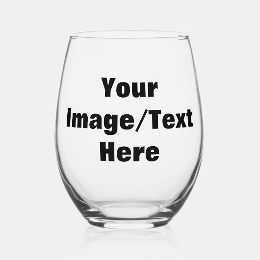 Creëer Uw eigen Wijnglas Zonder Voet (Voorkant)