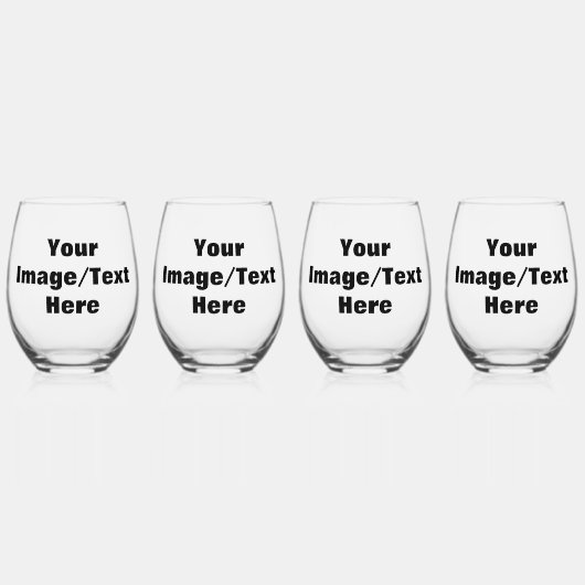 Creëer Uw eigen Wijnglas Zonder Voet (Voorkant)