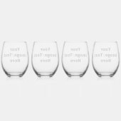 Creëer Uw eigen Wijnglas Zonder Voet (Achterkant)