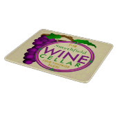 Creëer Uw eigen wijnkelder druiven gepersonaliseer Snijplank (Hoek)