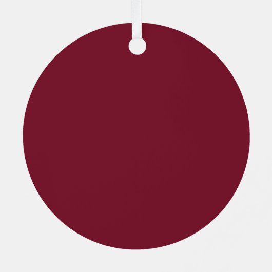 Creëer Uw eigen wijnrood Metalen Ornament (Achterkant)