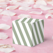 Creëer uw eigen wijze groen wit gestreept patroon