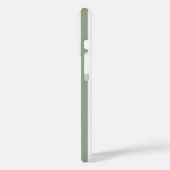 Creëer uw eigen wijze groen wit gestreept patroon Case-Mate iPhone case (Achterkant / Links)