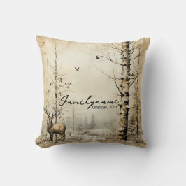 Creëer uw eigen wilde hert winter kussen