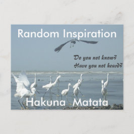 Creëer Uw eigen willekeurige inspiratie aanpassen Briefkaart