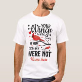 Creëer Uw eigen Wings Ready Harten Niet Kardinaal T-shirt (Voorkant)