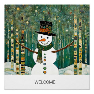 Creëer Uw eigen Winter Christmas Quote Perfect Poster