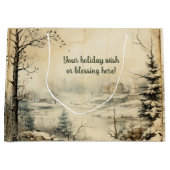 Creëer uw eigen winterdorpslandschap groot cadeauzakje (Voorkant)