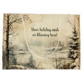 Creëer uw eigen winterdorpslandschap groot cadeauzakje (Achterkant)