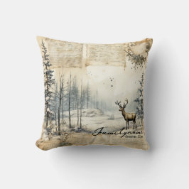 Creëer uw eigen  winterherfstlandschap kussen