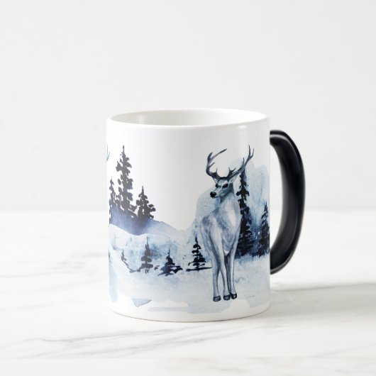 Creëer Uw eigen winterhert Magische Mok (Voorkant rechts)