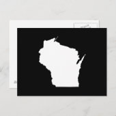 Creëer Uw eigen Wisconsin Moving Announge Briefkaart (Voorkant / Achterkant)
