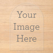 Acryl Uitnodiging, Maat: 12,7 x 17,8 cm, Stijl: Helder acryl, HoekenStijl: Boog, Print: Digitaal, Dikte: Standaard (0.381 mm), Enveloppen: Wit (Voorkant)