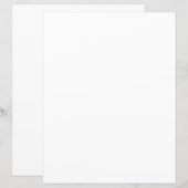 Creëer Uw eigen wit briefpapier (Voorkant / Achterkant)