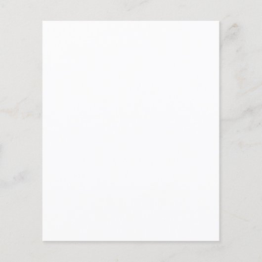 Creëer Uw eigen wit Flyer (Voorkant)