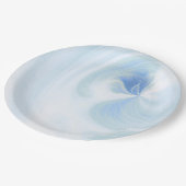 Creëer Uw Eigen Wit Licht Swirls - Blauw Papieren Bordje (Gekanteld)