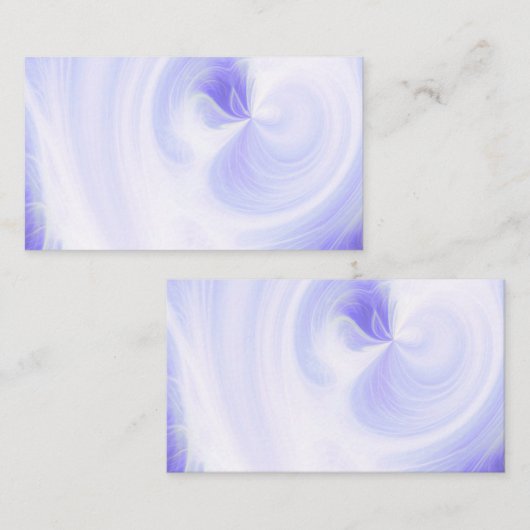 Creëer Uw Eigen Wit Licht Swirls - Deep Paarse Visitekaartje (Voorkant / Achterkant)