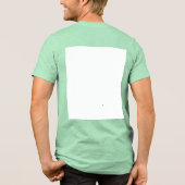 Creëer Uw eigen wit Tri-Blend Shirt (Achterkant)