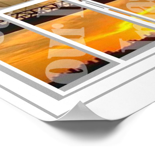 Creëer Uw eigen witte 24-puit open Poster van het  (Hoek)