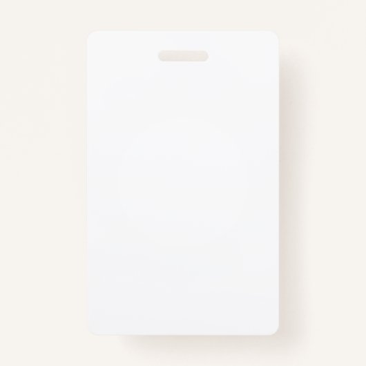 Creëer uw eigen witte gewoonte badge (Voorkant)