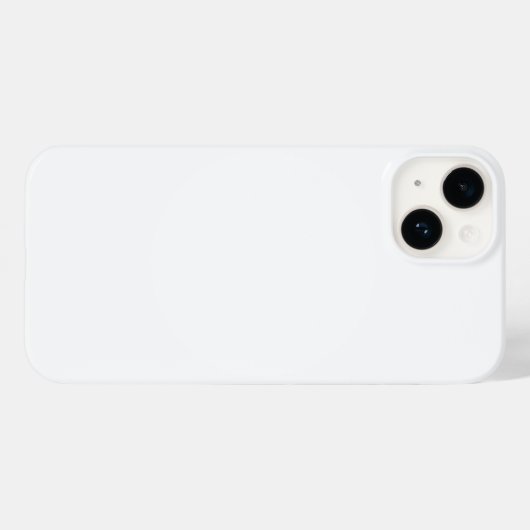 Creëer uw eigen witte gewoonte Case-Mate iPhone case (Achterkant (horizontaal))