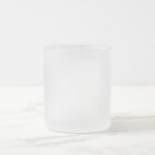 Creëer uw eigen witte gewoonte matglas koffiemok (Center)