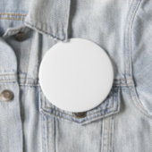 Creëer uw eigen witte gewoonte ronde button 4,0 cm (In situ)