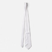 Creëer uw eigen witte gewoonte stropdas (Achterkant)