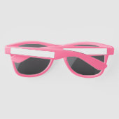 Creëer uw eigen witte gewoonte zonnebrillen (Achterkant)