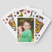 Creëer uw eigen witte grens foto pokerkaarten (Achterkant)