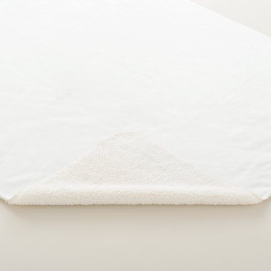 Creëer Uw eigen witte kleine Sherpa-deken Sherpa Deken (3/4)