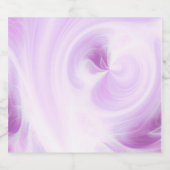 Creëer Uw eigen witte licht wervelt - roze Likeurfles Etiket (Enkel label)