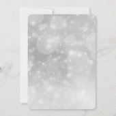Creëer uw eigen witte lichten Bokeh bruiloft Kaart (Achterkant)