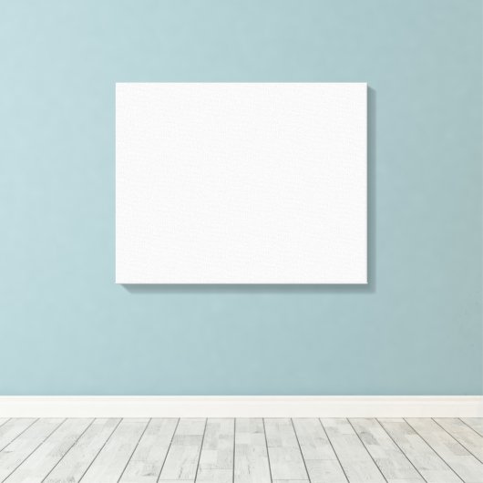 Creëer uw eigen witte massief op maat gewikkeld do canvas afdruk (Insitu (Houten vloer))