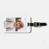 Creëer Uw eigen witte rand met één fotogalerie Bagagelabel (Voorkant horizontaal)