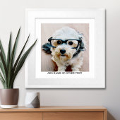 Creëer Uw eigen witte rand met één fotogalerie Poster