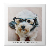 Creëer Uw eigen witte rand met één fotogalerie Tegeltje (Voorkant)