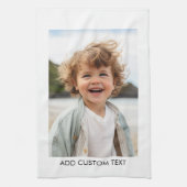 Creëer Uw eigen witte rand met één fotogalerie Theedoek (Verticaal)