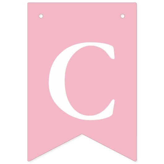 Creëer Uw eigen witte, roze achtergrond Vlaggetjes (Derde vlag)