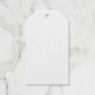 Creëer uw eigen witte vaste gewoonte cadeaulabels
