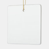 Creëer uw eigen witte vaste gewoonte keramisch ornament (Links)