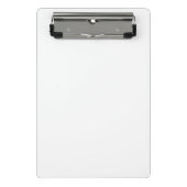 Creëer uw eigen witte vaste gewoonte mini klembord (Voorkant)