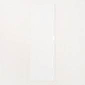 Creëer uw eigen witte vaste gewoonte yogamat (Voorkant)