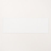 Creëer uw eigen witte vaste gewoonte yogamat (Voorkant (horizontaal))