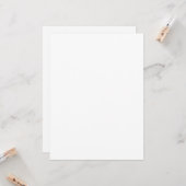 Creëer Uw eigen witte verjaardagskaarten Kaart (Voorkant / Achterkant in situ)