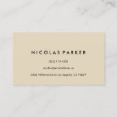 Creëer Uw eigen woodenwand 2 Visitekaartje (Achterkant)