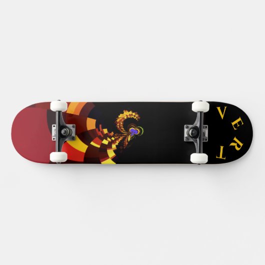 Creëer uw eigen wrijvingskleuren persoonlijk skateboard (Horizontaal)