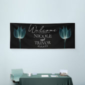 Creëer Uw Eigen - X-Ray Bloem Bruiloft Welkom Spandoek (Beurs)