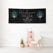 Creëer Uw Eigen - X-Ray Bloem Bruiloft Welkom Spandoek (Insitu)